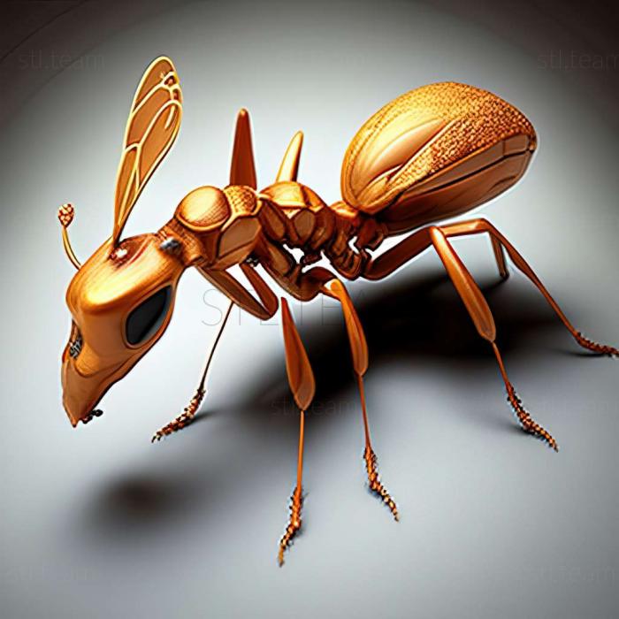 3D model Myrmecia pyriformis (STL)